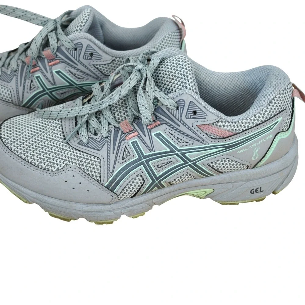 Asics Gel Venture 8 Women Size 7 Wide Trail Running Shoes Athletic Track